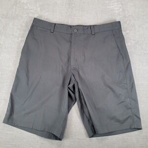 Nike Golf Mens Dri-Fit Standard Fit Flat Front Shorts Black Size 36